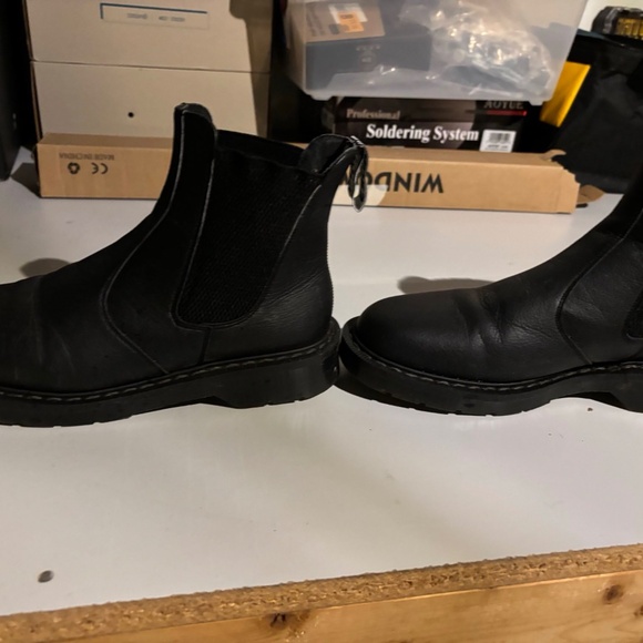 Vegetarian Shoes Black Airseal Chelsea Boots - - Picture 4 of 5